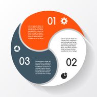 Modern vector info graphic for business project N183