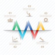 Colorful vector design for workflow layout N22