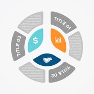 Modern vector infographic for business project N4