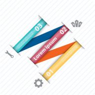 Colorful vector design for workflow layout N24
