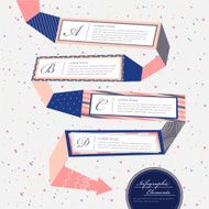 creative flow chart infographics