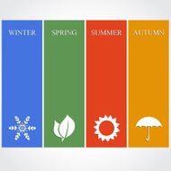 Four season illustration N6