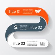 Modern vector info graphic for business project N184