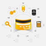 business sticker infographic N88