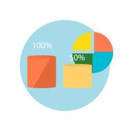 Graph chart icons