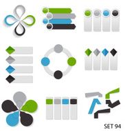 Collection of Infographic Templates for Business Vector Illustra N99
