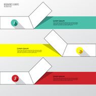 Modern infographics template N75