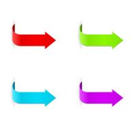 paper arrow banner
