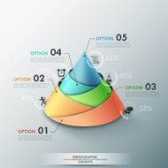 Modern infographics options banner N501