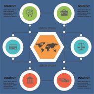 Business Idea - Infographic Concept with icons