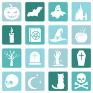Vector Set of Halloween Icons N5