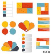 Collection of Infographic Templates for Business Vector Illustra N100