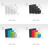 Vector for infographic or web design set