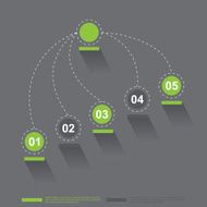 Modern time line design template N40
