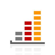 Bar Graph icon on a white background - ProSeries N54