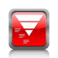 Pyramid icon on a square button N25