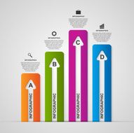 Vector business options infographics Design arrows style concept