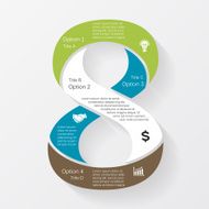 Vector business infographic diagram presentation N19