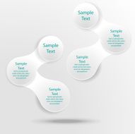 metaball colorful round diagram infographics N112