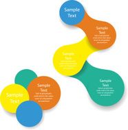 metaball colorful round diagram infographics N115