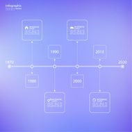 Timeline Infographic with arrows and pointers N8