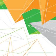 Abstract polygonal geometrical NO 2