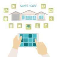 Vector smart house concept