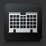 Black Square Button with Office Icon