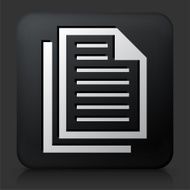 Black Square Button with Files Icon N2