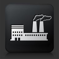 Black Square Button with Factory Icon N4