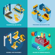 Isometric Robot Machinery