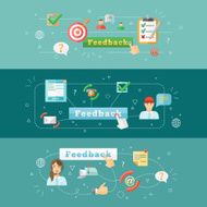 Feedback web infographic