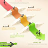 Modern infographics options banner N507