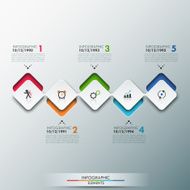 Modern Infographics Process Template N13