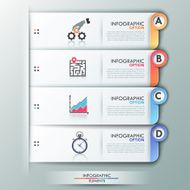 Modern infographics options banner N511