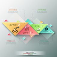 Modern infographics options banner N512