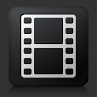 Black Square Button with Film Roll N2