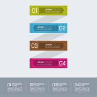 Multicolored paper stickers with numbers and signs N8