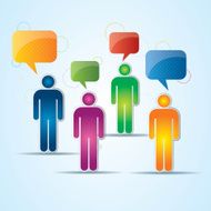 communication of people on the internet