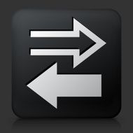 Black Square Button with Exchange Icon