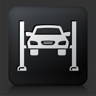 Black Square Button with Car Repair