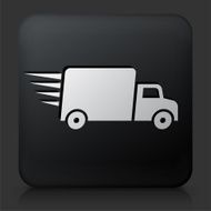 Black Square Button with Delivery Trucks N4