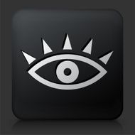 Black Square Button with Eye N4