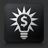 Black Square Button with Money Idea