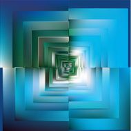 pattern of blue color mosaic background Vector N2