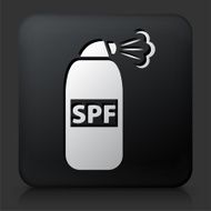 Black Square Button with Sun Block N2