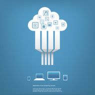 Cloud Computing Concept Vector Illustration N7