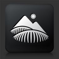 Black Square Button with Tea Farms Icon