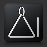 Black Square Button with Triangle