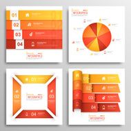 Set of Modern Infographics Elements N17